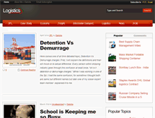Tablet Screenshot of logistics-scm.com